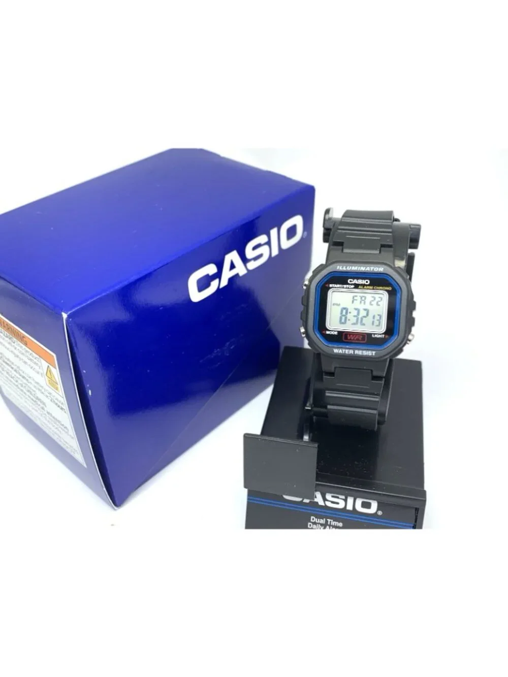 Casio Women's Watch LA20WH Quartz Digital Petite 30mm Black Resin Strap 3284